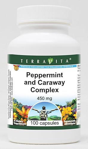 Terravita Complejo de menta y alcaravea - 450 mg (100 Cápsulas, ZIN 517180)