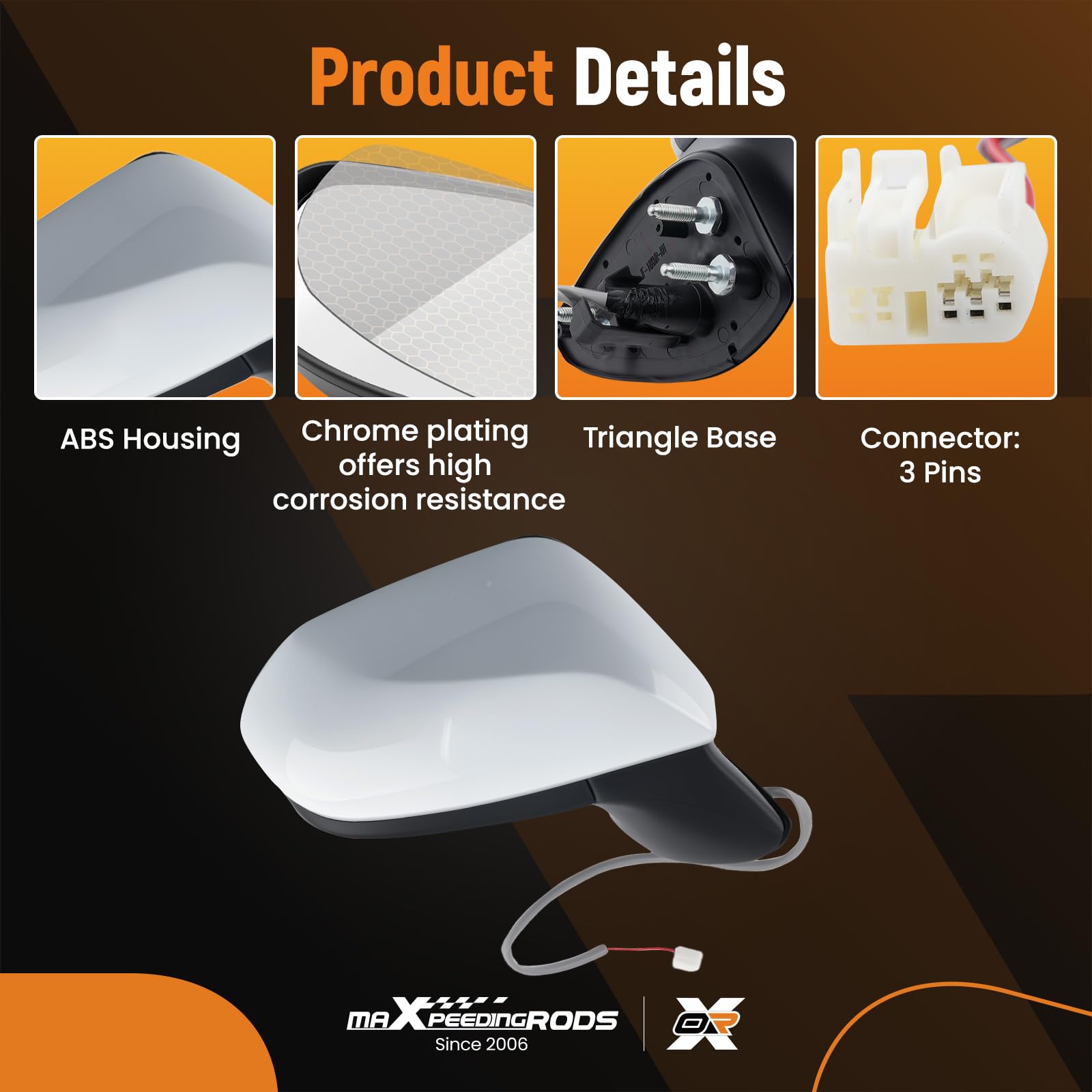 Amazon.com: maXpeedingrods Passenger Side View Mirrors for 2018