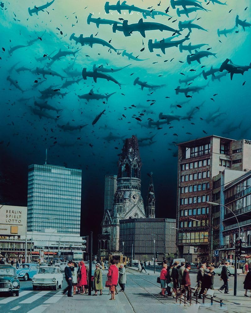 #316 Poster Print - Art Spacerocket (61 x 91,4 cm)