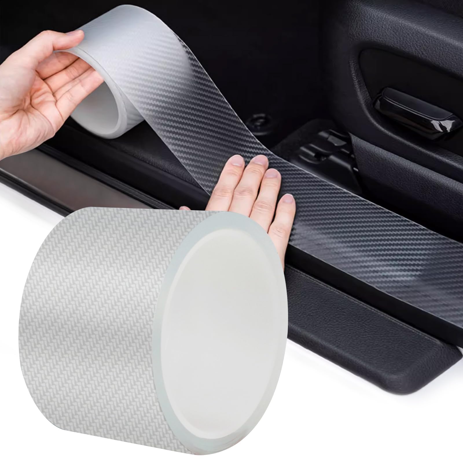 YDSTNiu Car Door Edge Protector for Opel Grandland XGrandland A18 I 2017-2024, Clear Paint Protection Film Scuff Plate Guard Sill Protector Self Adhesive Protection Strip,7cmx10m
