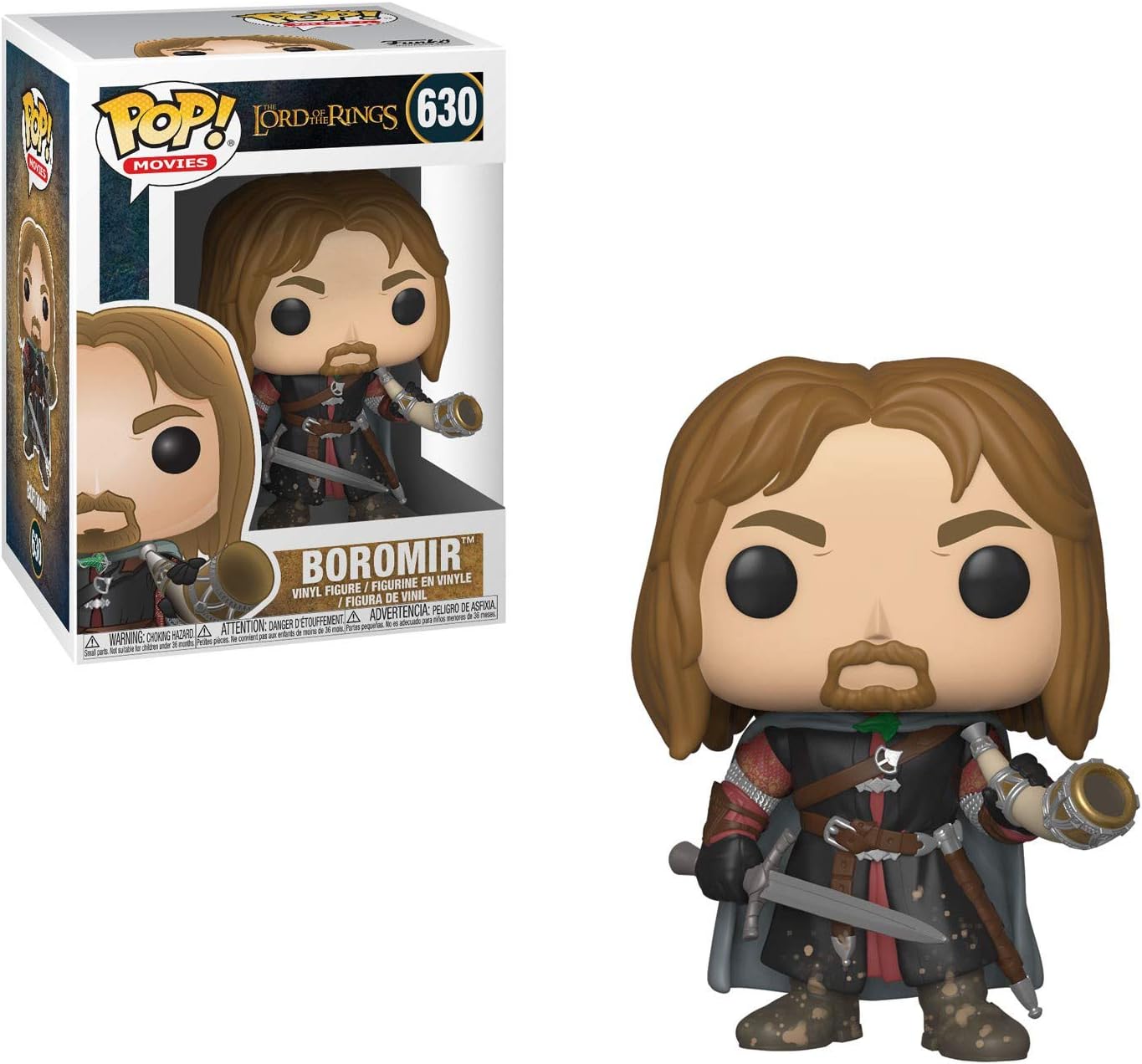 Funko Pop Movies: Lord of The Rings - Boromir Collectible Figure, Multicolor