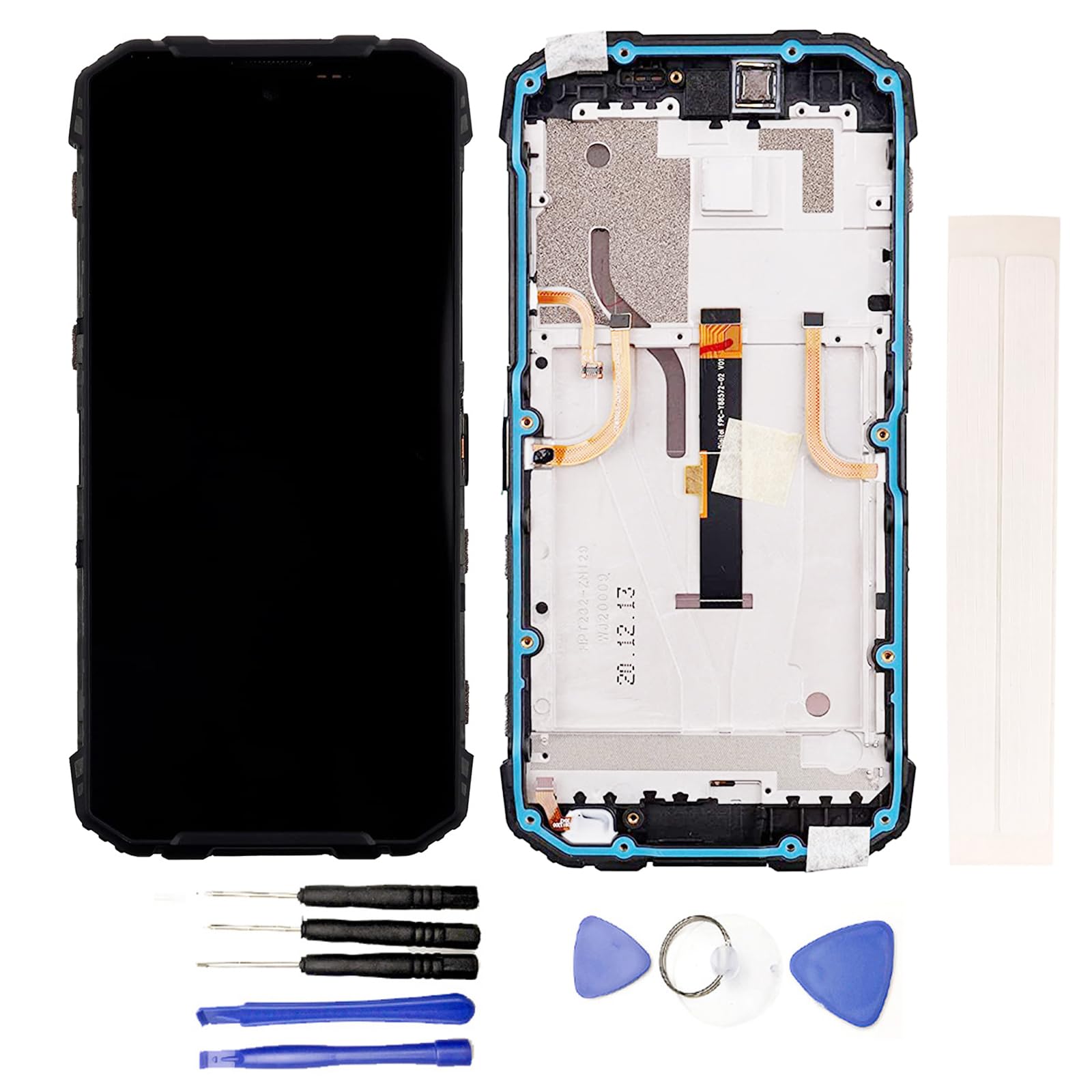 Pantalla Completa Con Marco Para Doogee S96 Pro - Naranja - Repuestos