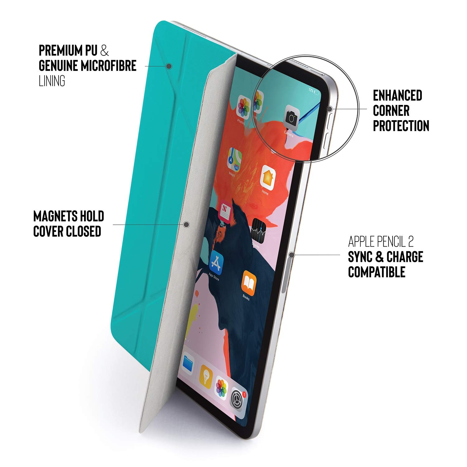 Amazon.com: PIPETTO 11 inch iPad Pro (2018) Origami Smart Folio