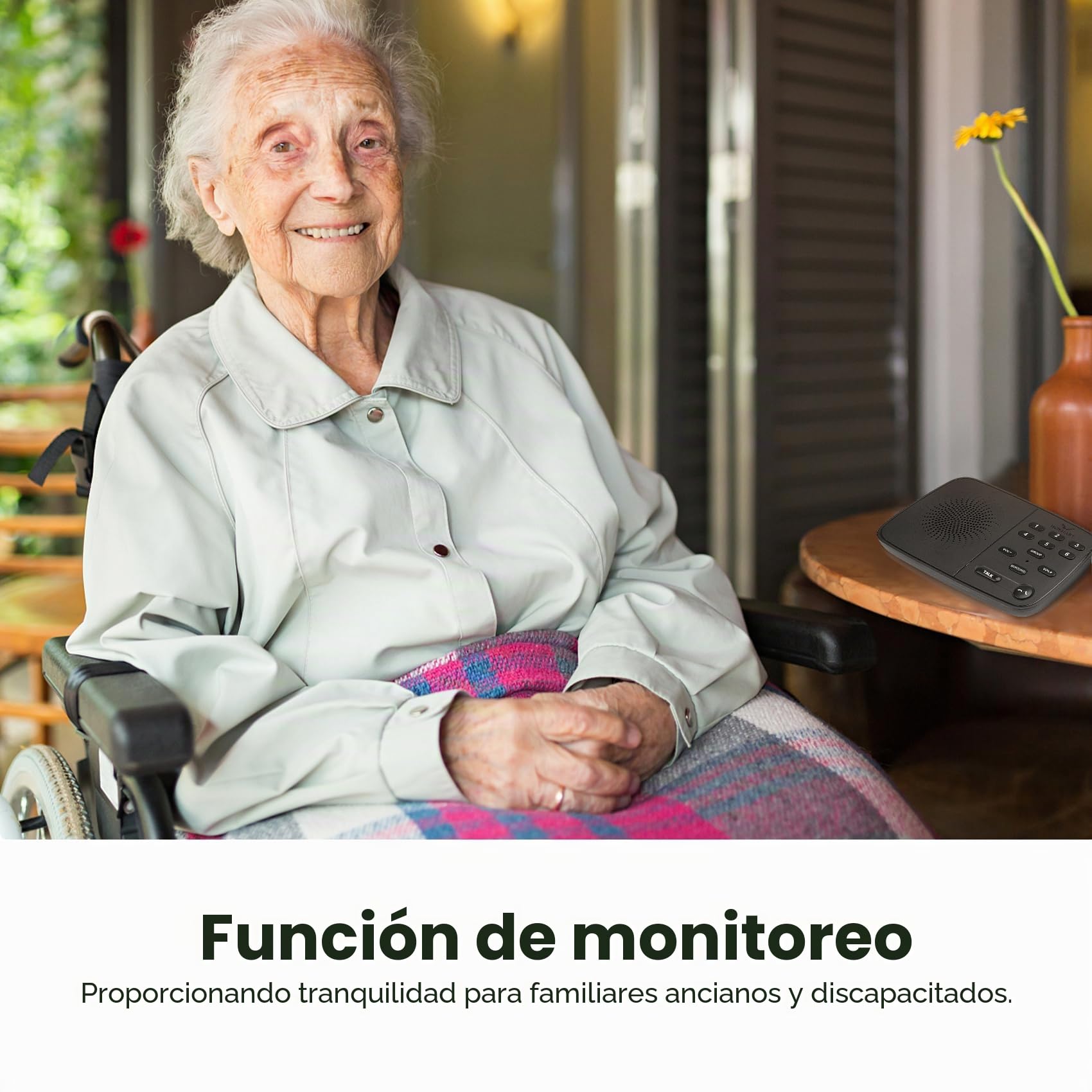 Hosmart Intercomunicador Inalámbrico Dúplex 500m para Hogar y Empresa