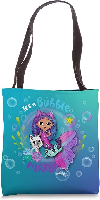 DreamWorks Gabbys Dollhouse The Movie Bubble Party Tote Bag
