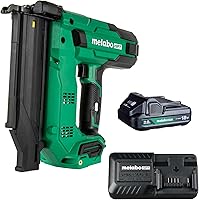 Metabo HPT NT1850DG 18V MultiVolt Cordless 18-Gauge Brad Nailer Kit with 2.0Ah Battery - 700 Nails per Charge, 5/8-2" Nails