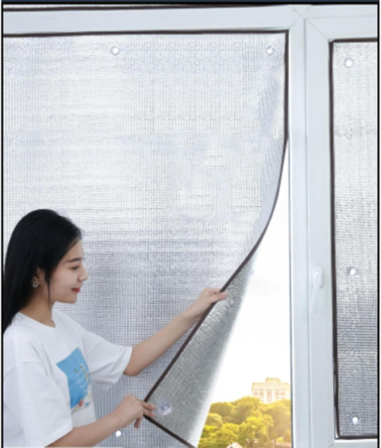 Aluminium Foil Window Film Thermal Insulation Foil, Heat Reflective Window Film