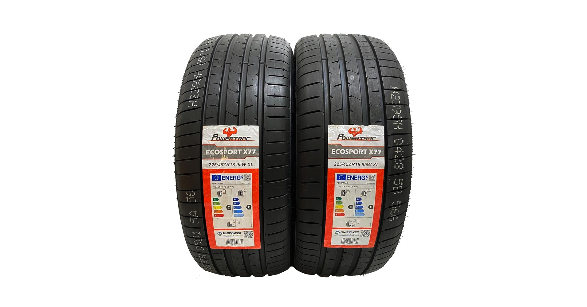 アラレ 2 X 225 45 18 POWERTRAC ECOSPORT 95W XL 225/45ZR18 QUALITY M + S