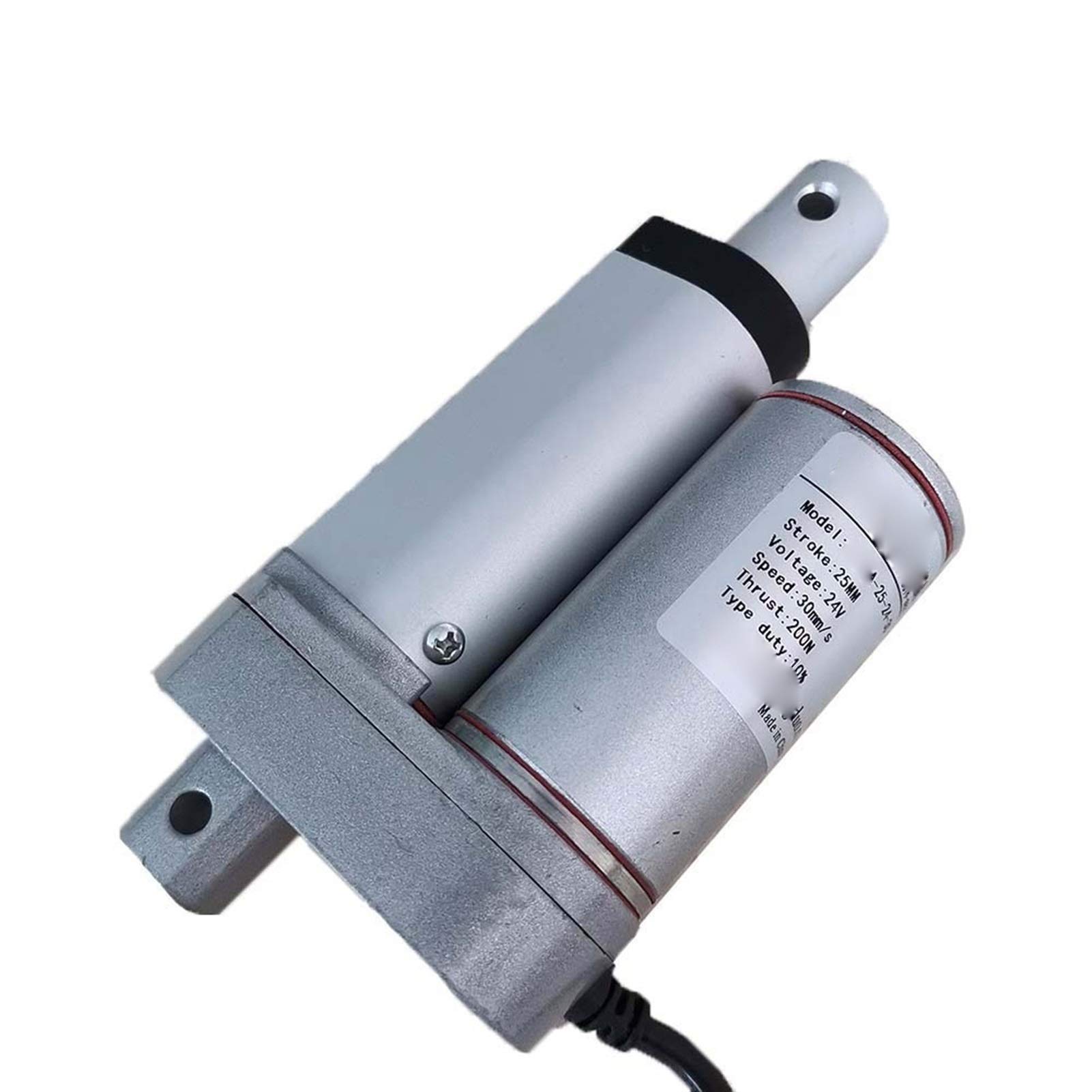 zxxin-Gleichstrommotoren, Elektrischer linearer Stellantrieb 25mm Hublinearmotor, Hub-DC-Motor, Controller DC12V 24V-Schub 900N, dauerhaft