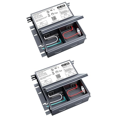 Miniatura 20 de Controlador LED regulable de 12 V, transformador LED Triac ELV/MLV de 60 W compatible con interruptores Lutron y Leviton, fuente de alimentación LED