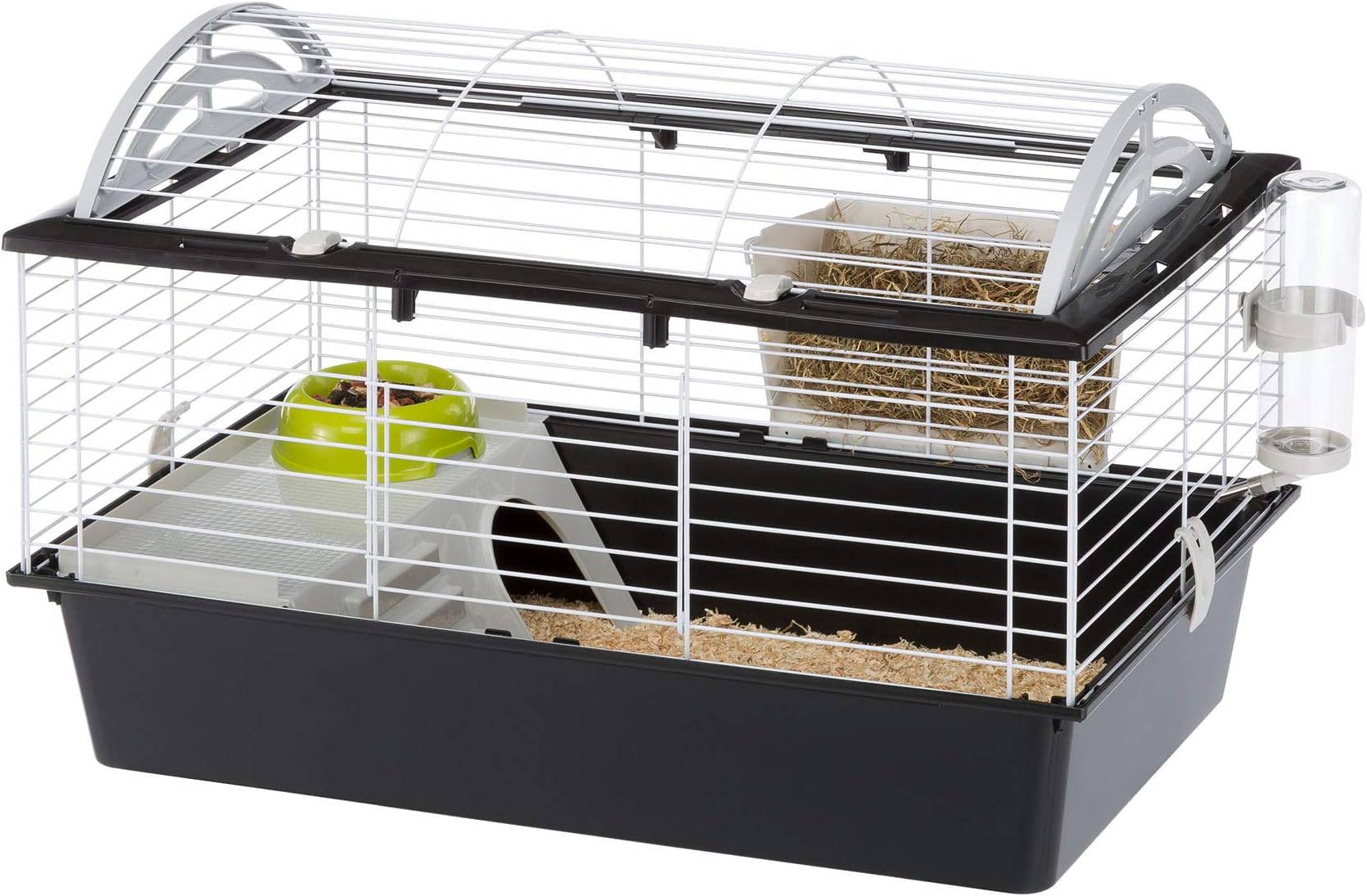 Ferplast Casita 80, Rabbit Cage, with Ferplast Accessories for Rodents and Other Small Animals, Small, Assorted