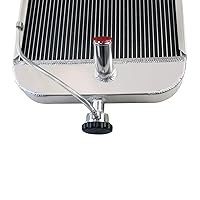 Vista 7 de 8N8005 Radiador de tractor de aluminio de 3 filas para modelos Ford 2N 8N 9N, radiador de repuesto, radiador de aluminio, radiadores