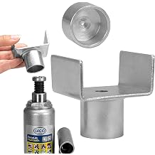 alca U-shaped Metal Adapter Bracket Fits Hydraulic Bottle Jack Lifting Support Caravan Camping 430810