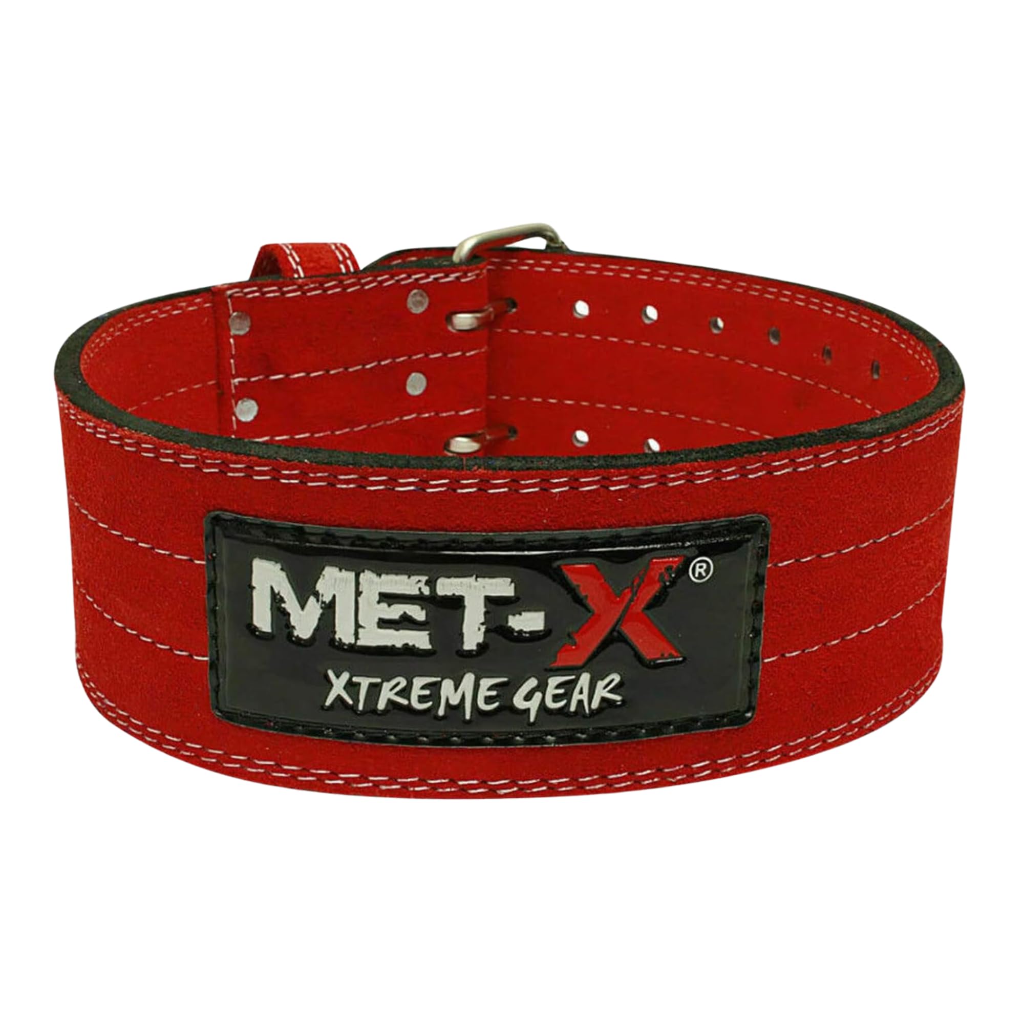 MUSCLE GYM 10mm Heavy Duty Power Lifting Belt – Weight Lifting Belt for Men & Women, Gym Belt for Strength Training, Squats, Deadlifts, Back Support Belt, Leather Workout Belt (XL)