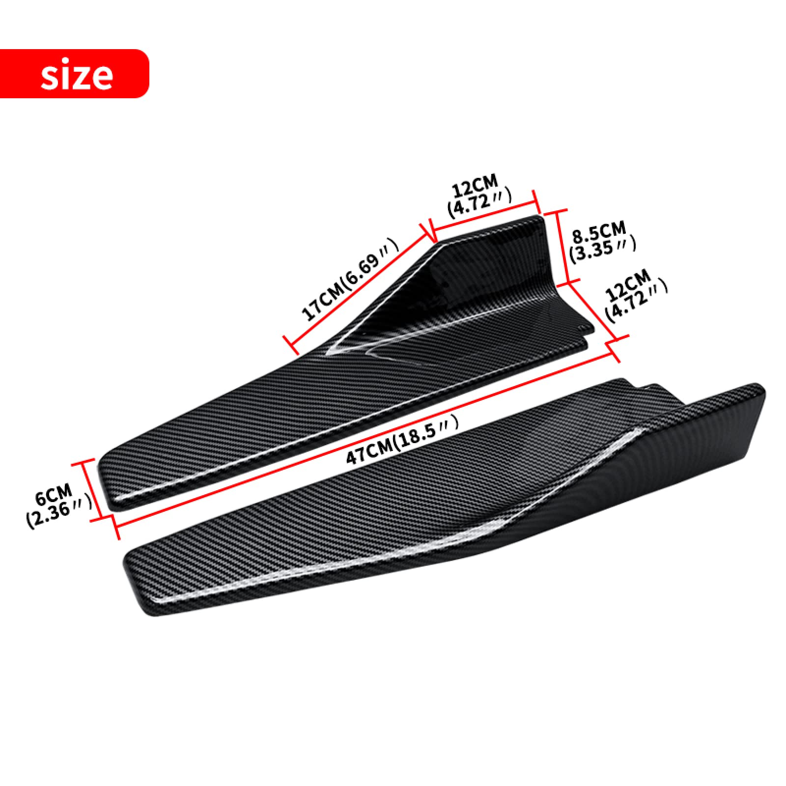 pour Toyota Reiz Mark X 2010 2011-2019, Kit d'ABS de Bande décorative d'accessoires de Garniture d'enveloppe de lèvre de Pare-Chocs d'extension de Jupe latérale de Voiture