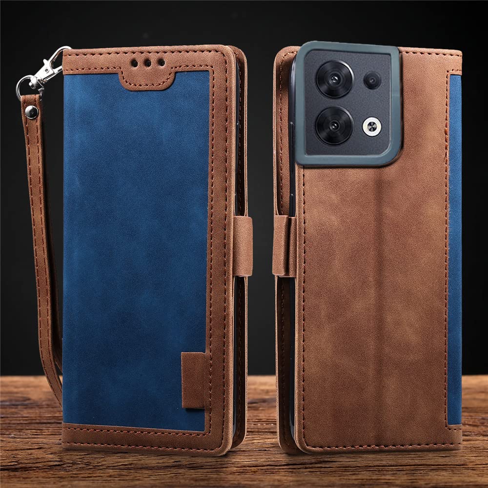 Excelsior Premium PU Leather Wallet flip case Cover with | Card and Cash Slot | 360 Full Body Protection | Inner TPU case for Oppo Reno 8 5G (Blue) (B0C1XQ2ZGQ) Amazon Price History, Amazon Price Tracker