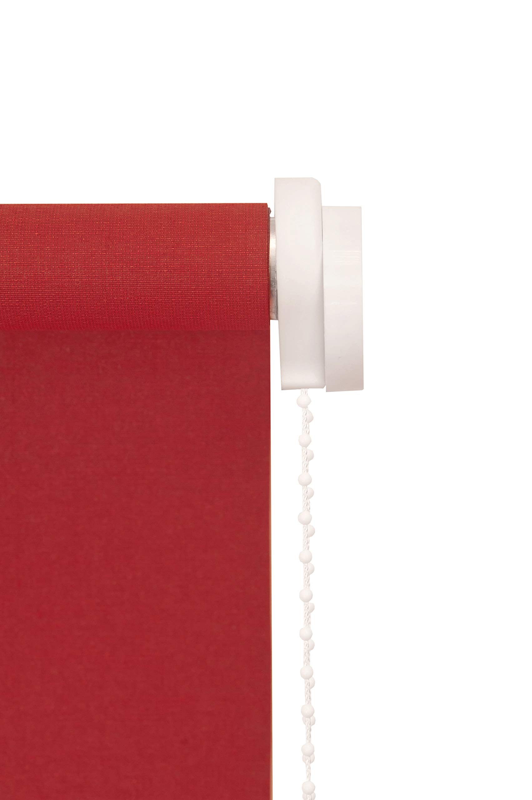 sunlines Store Enrouleur Thermique fabriqué en Allemagne, Polyester Aluminium Plastique, Rouge, 82 x 180