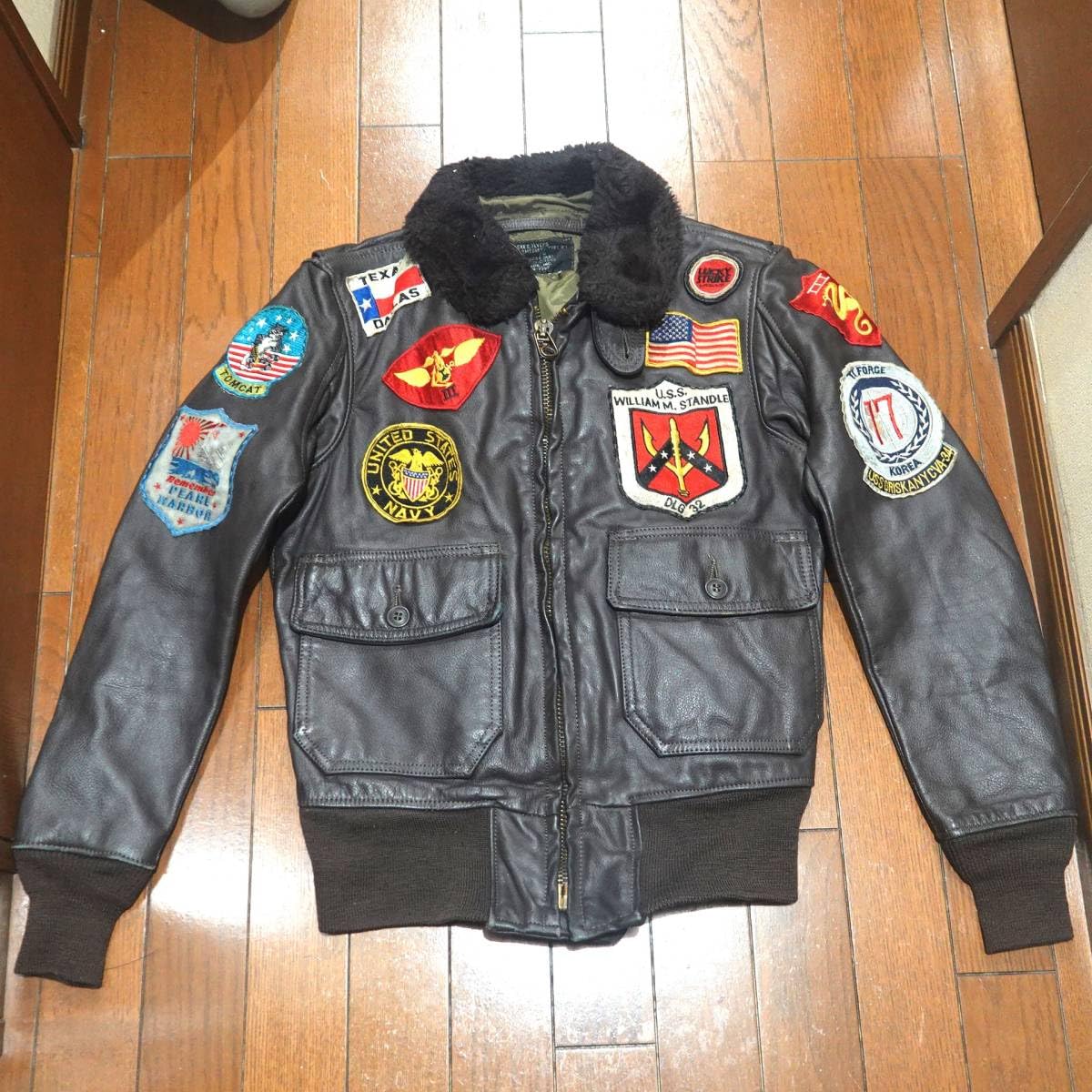 Amazon.co.jp: 実物1971年納入トップガンタイプ36 ブリルブロス インク 