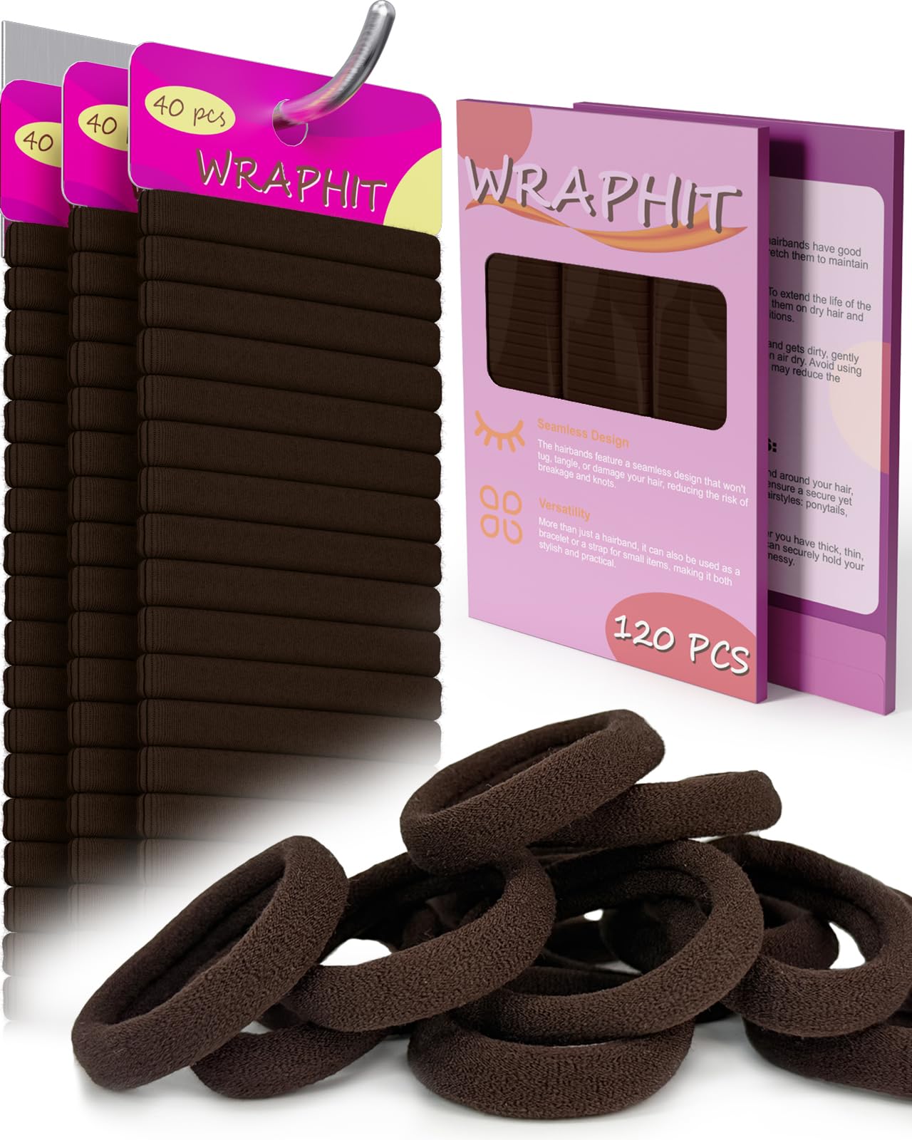 Damage-Free Hair Ties - No Snags, Thick Hair -8