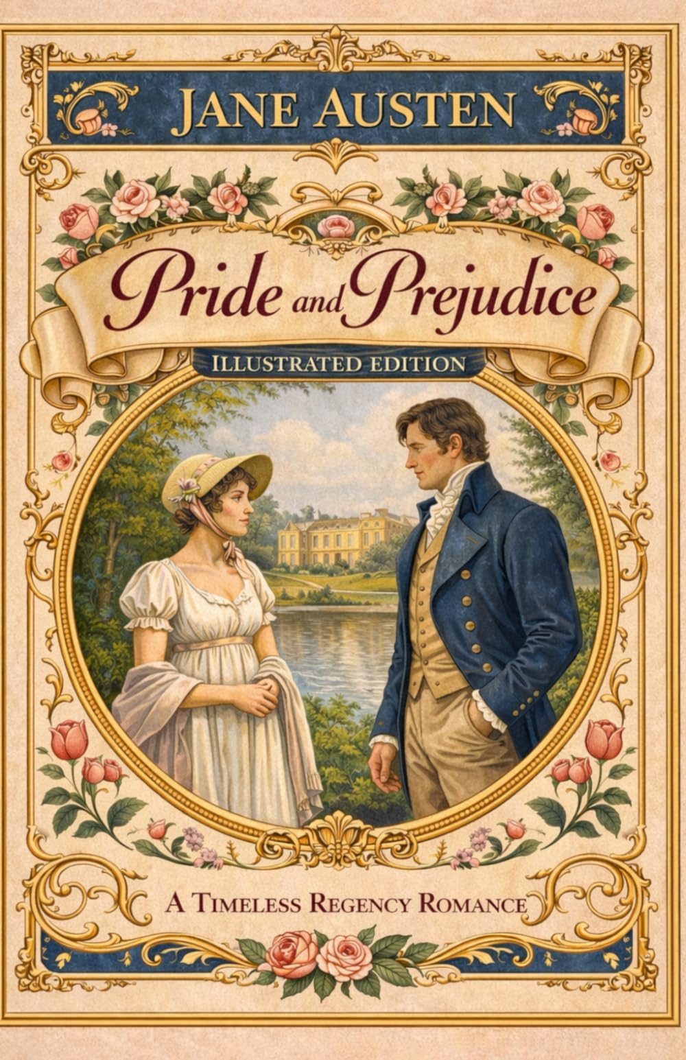 Pride and Prejudice: A Timeless Regency Romance (BeeGee Illustrated Edition)