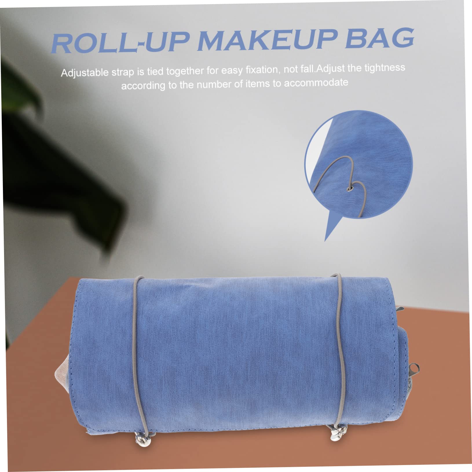 MAGICLULU 2 Piezas 4 En 1 Bolsa De Cosméticos Pequeña Bolsa De Cosméticos Clips De Garra De Flor Artículos De Tocador De Viaje Bolso De Tocador Mujer Bolsas De Almacenamiento Desmontable PU