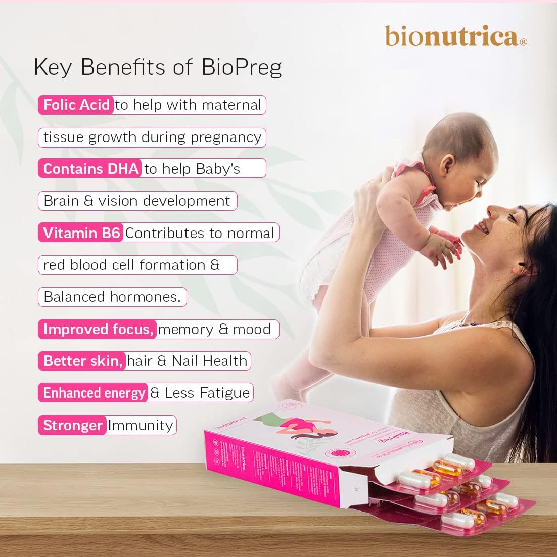 BioPreg Pregnancy Supplement Multivitamins & Mineral Omega 3(DHA