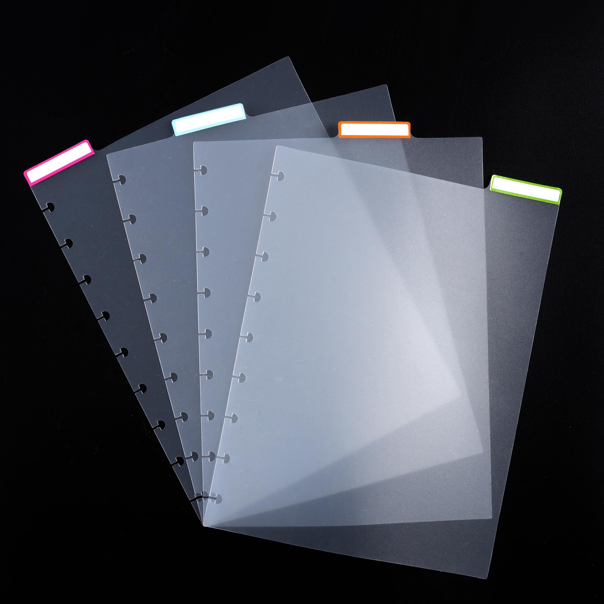 Snapklik.com : 4 Pcs Blank Binder Happy Planner Dividers For Discbound ...