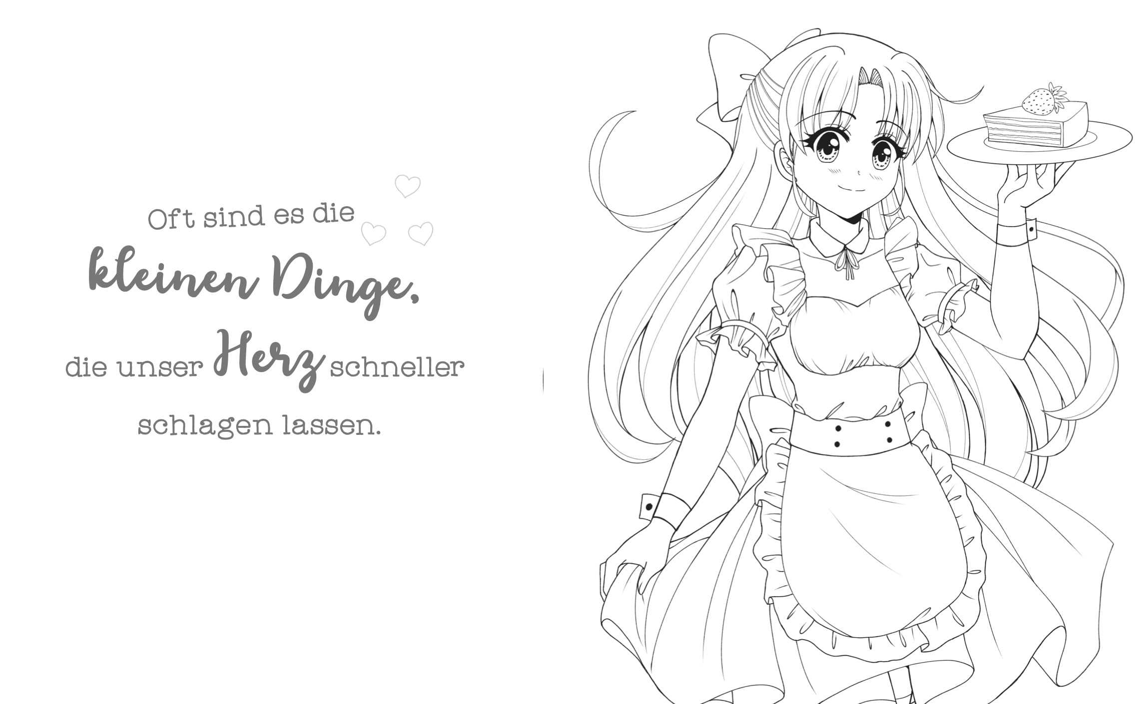 Malbuch Manga & Anime: Das Malbuch für Mädchen ab 10 Jahren