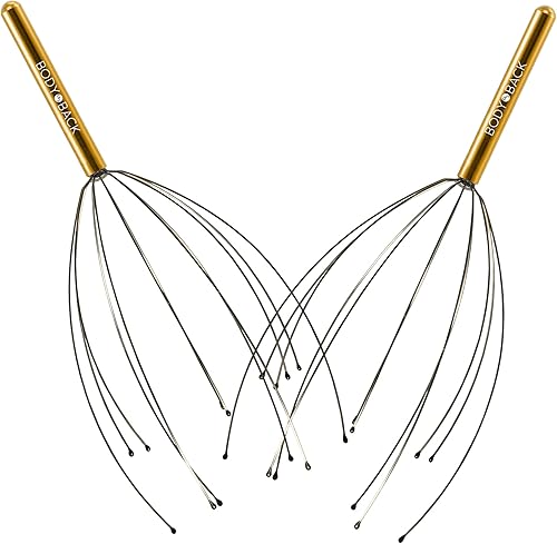 Miniatura 5 de Body Back Scalp Massager Company  Juego de herramientas para masaje de cabeza de mano Tingler, Scratcher y alivio del estrés para estimular y