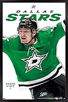 Vista 6 de Trends International NHL Dallas Stars Roope Hintz Feature Series 23 Póster de pared, 22.4 pulgadas de largo x 14.7 W, versión premium sin marco
