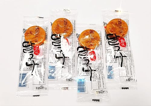 Dalgona - Piruleta coreana de azúcar en forma de panal con palo, regalo de Halloween, Navidad, galletas, caramelo, marrón, 2.5 x 1.5 x 0.1 pulgadas