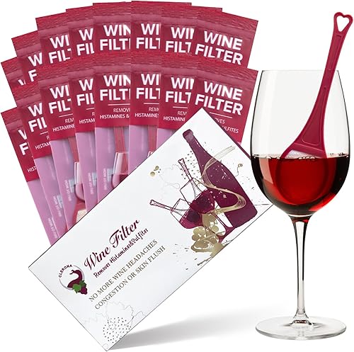Miniatura 9 de Filtro de vino para purificador de vino para removedor de sulfitos e histaminas, el purificador de vino de varita, alivia las alergias al vino