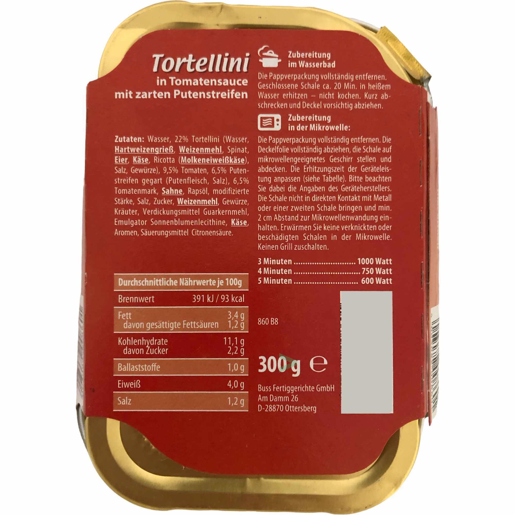 Buss Fertiggerichte Probierpaket XXL (8x300g Packung) + usy Block