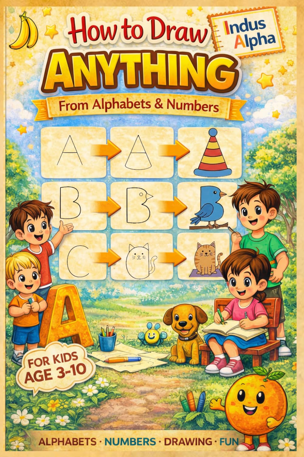 How to draw anything from alphabets and numbers