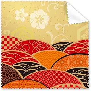 Sakura Geometry Pattern Japan Cleaning Cloth Phone Screen Glasses Cleaner 5pcs