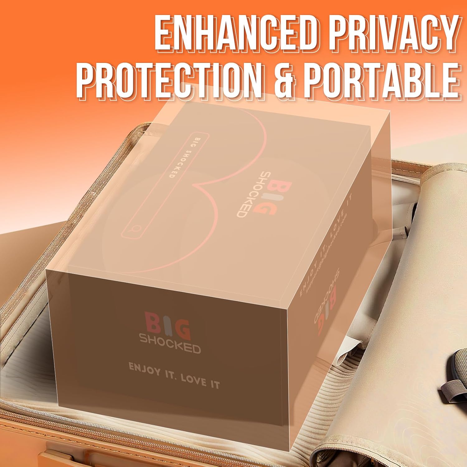 BIG SHOCKED Pocket Pussy for Men - Men's Sex Toys Male Masturbators Realistic Adult Toys Sex Doll Stroker 3D Lifelike Soft Butt with Vagina Anal Sex Pleasure Skin Color Adult Toy