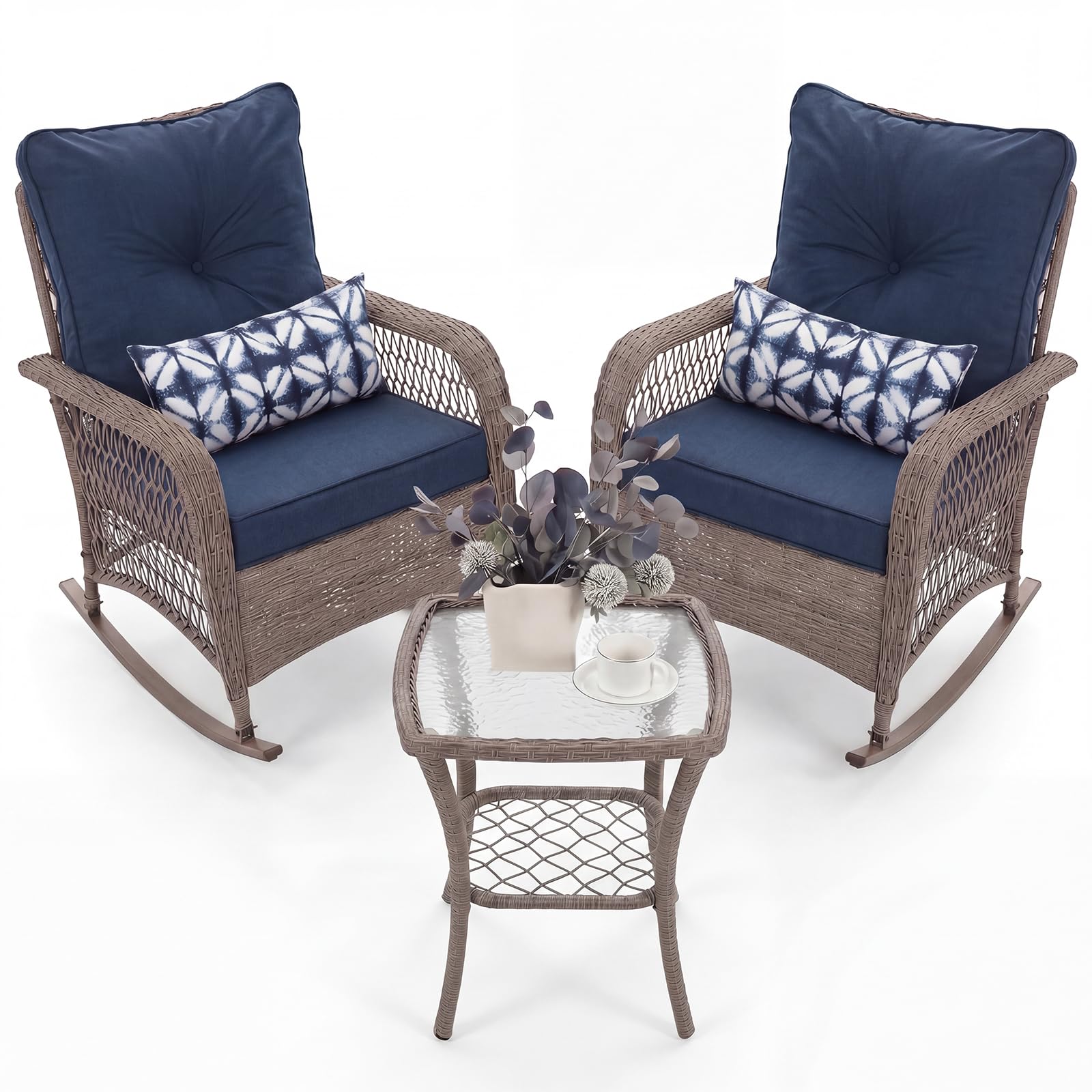 UDPATIO Rocking Chair Outdoor Set