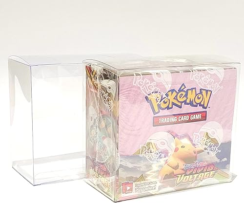Miniatura 5 de Pokemon Booster Box Funda protectora (paquete de 5)  Caja de exhibición de plástico transparente para caja de refuerzo, solución de almacenamiento