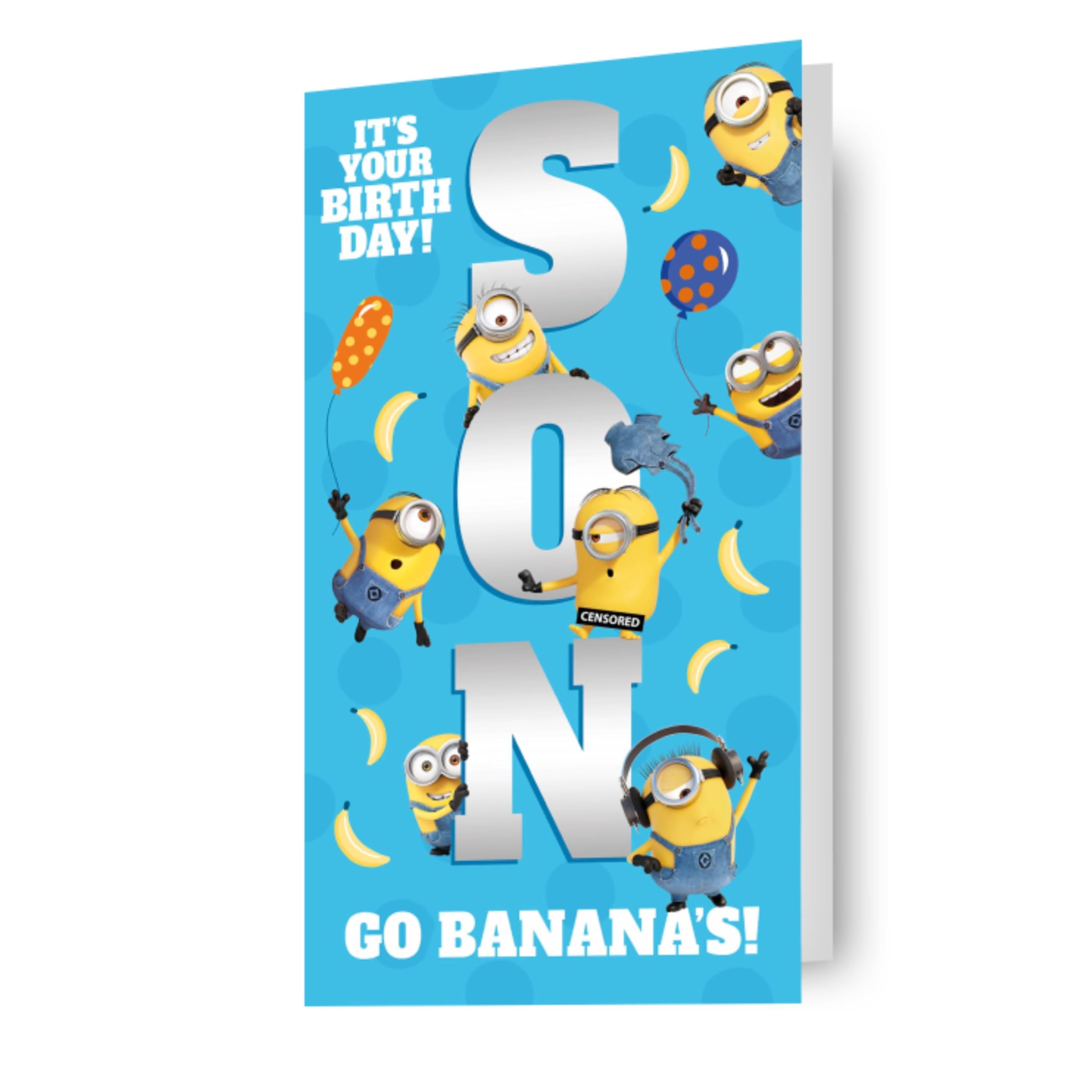 despicable me, son, birthday card