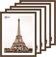 Vista 99 de VCK Marco para póster con plexiglás pulido, juego de 5 formatos horizontal y vertical, incluye piezas metálicas para colgar, 18 x 24 pulgadas