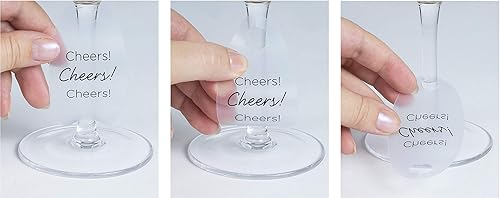 Miniatura 8 de Pavilion Gift Company Feliz Navidad - Acebo y bayas - Copa de vino pintada a mano (24 oz)