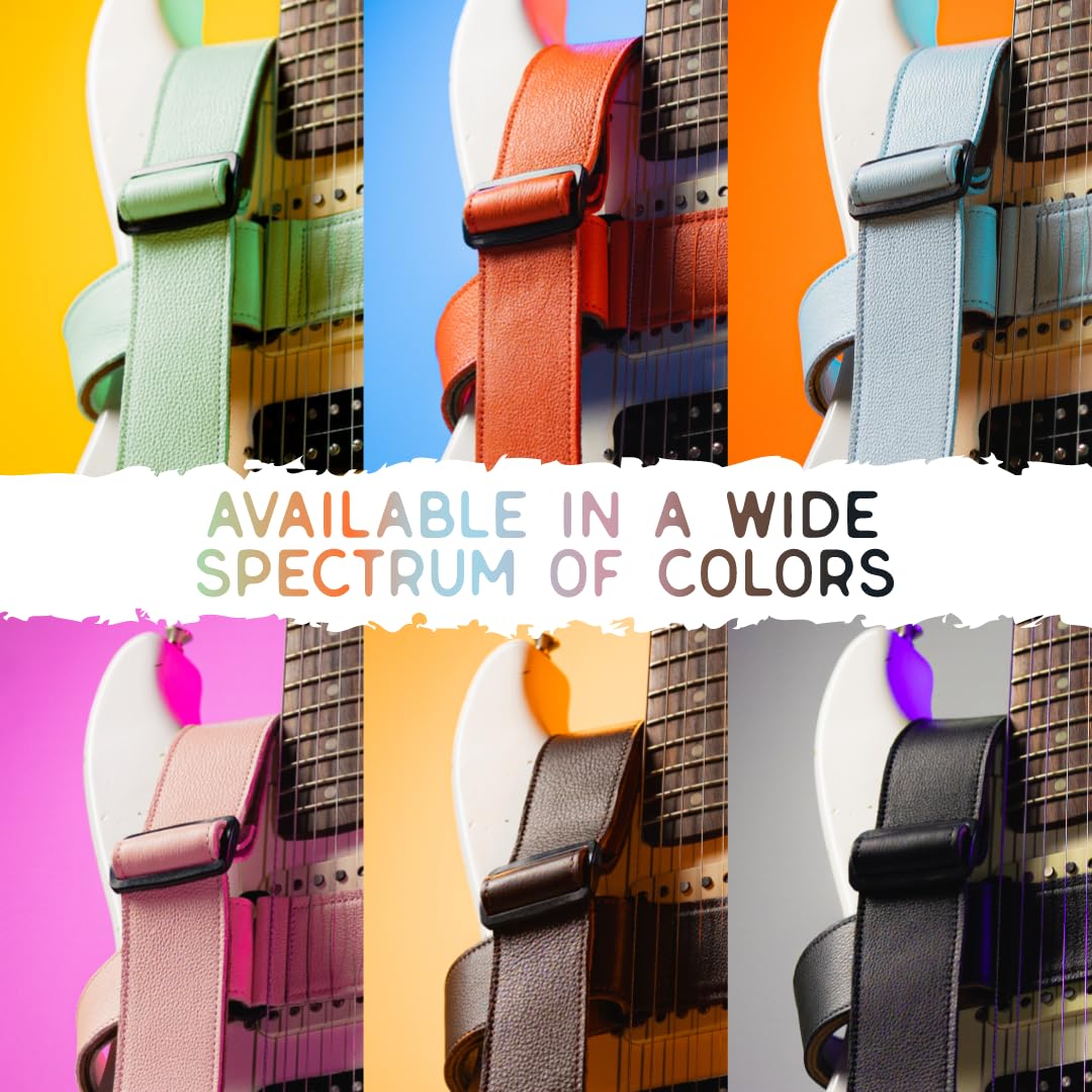 Levy's MSS7G-DBR Gitarrengurte 2" Signature Series Leather Strap - Dark Brown