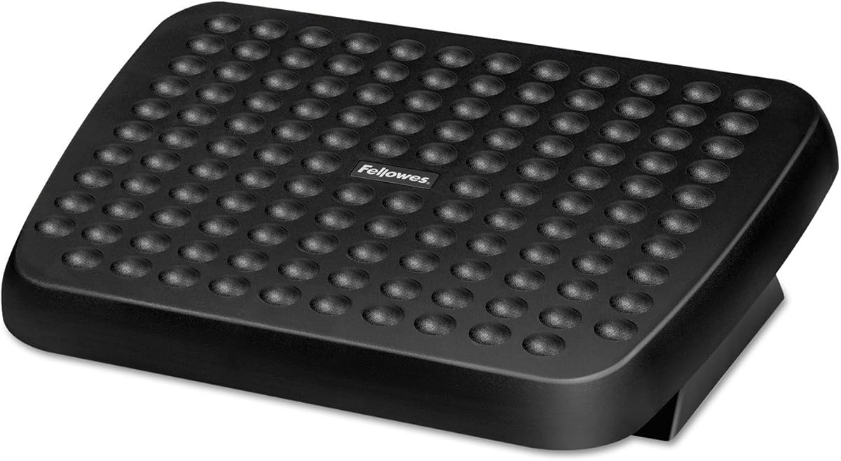 Fellowes 48121 Standard Footrest, 2 Position, 17-5/8x13-1/8x3-3/4, Graphite