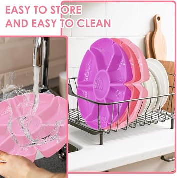 3 Round Plastic Serving Trays 11 Inch 7 Comp