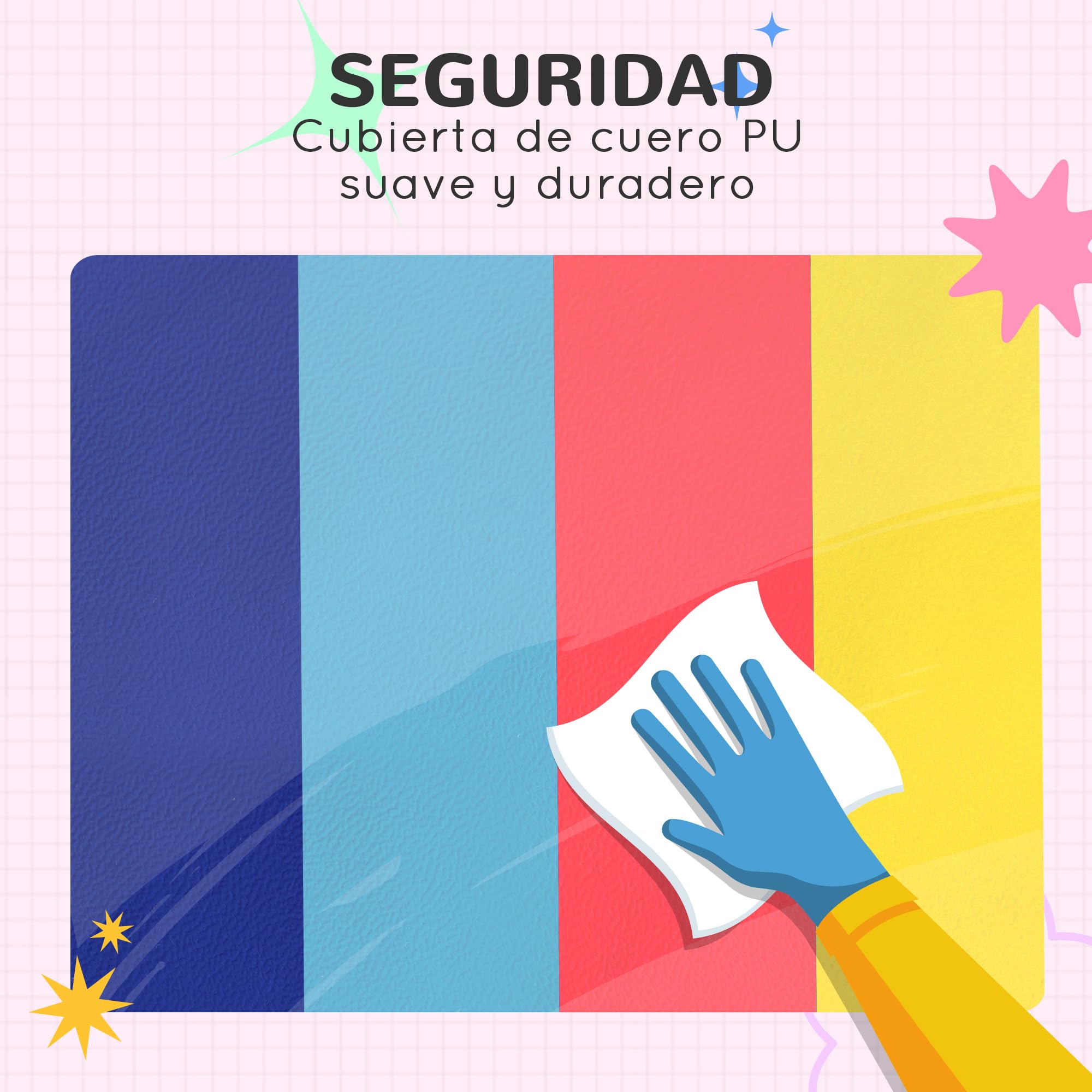 HOMCOM Juego de 4 Bloques de Psicomotricidad Infantil Bloques de Construcción Juguete para Aprendizaje para Escalar y Arrastrarse Multicolor