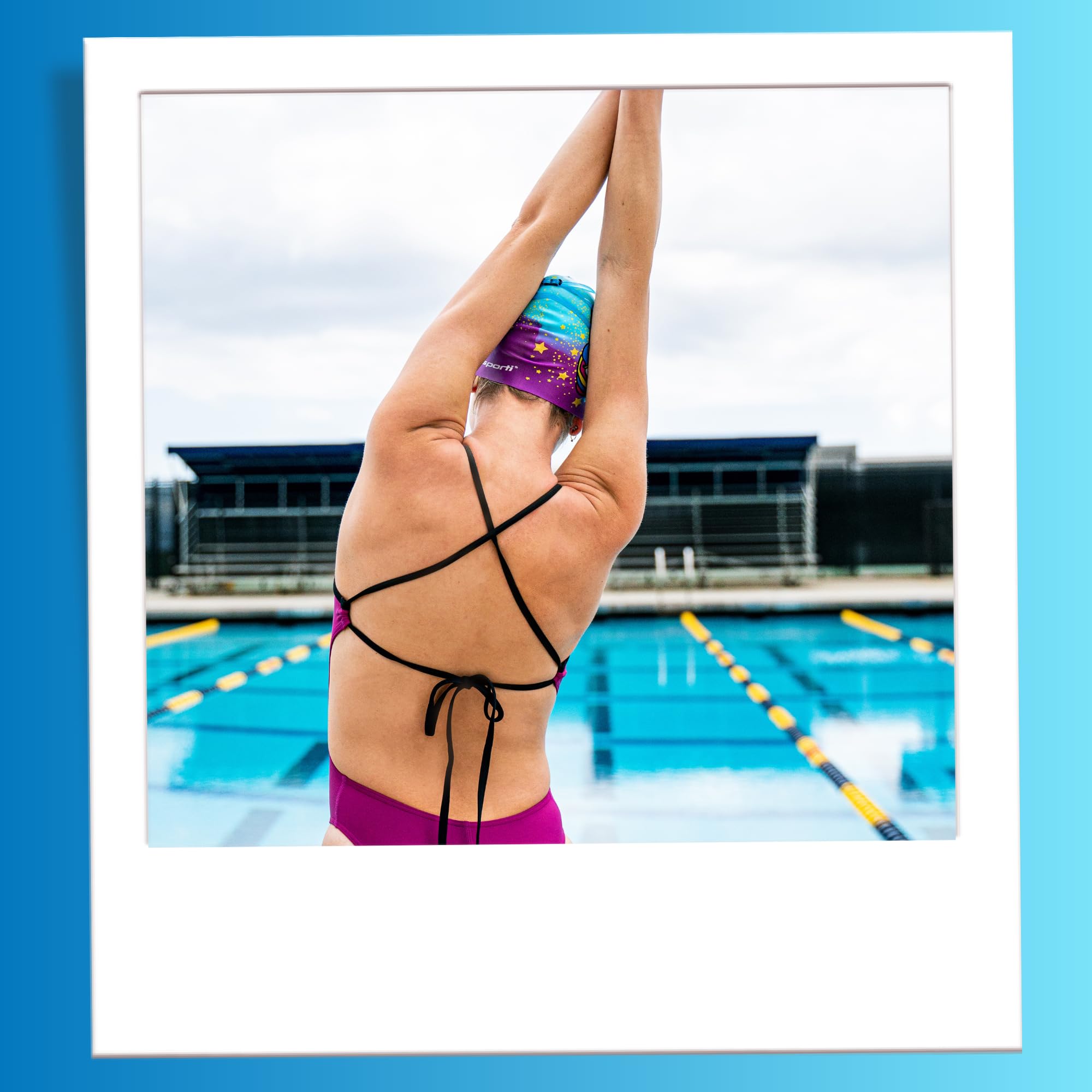 Sporti Costume da Bagno Intero, Viola, 2