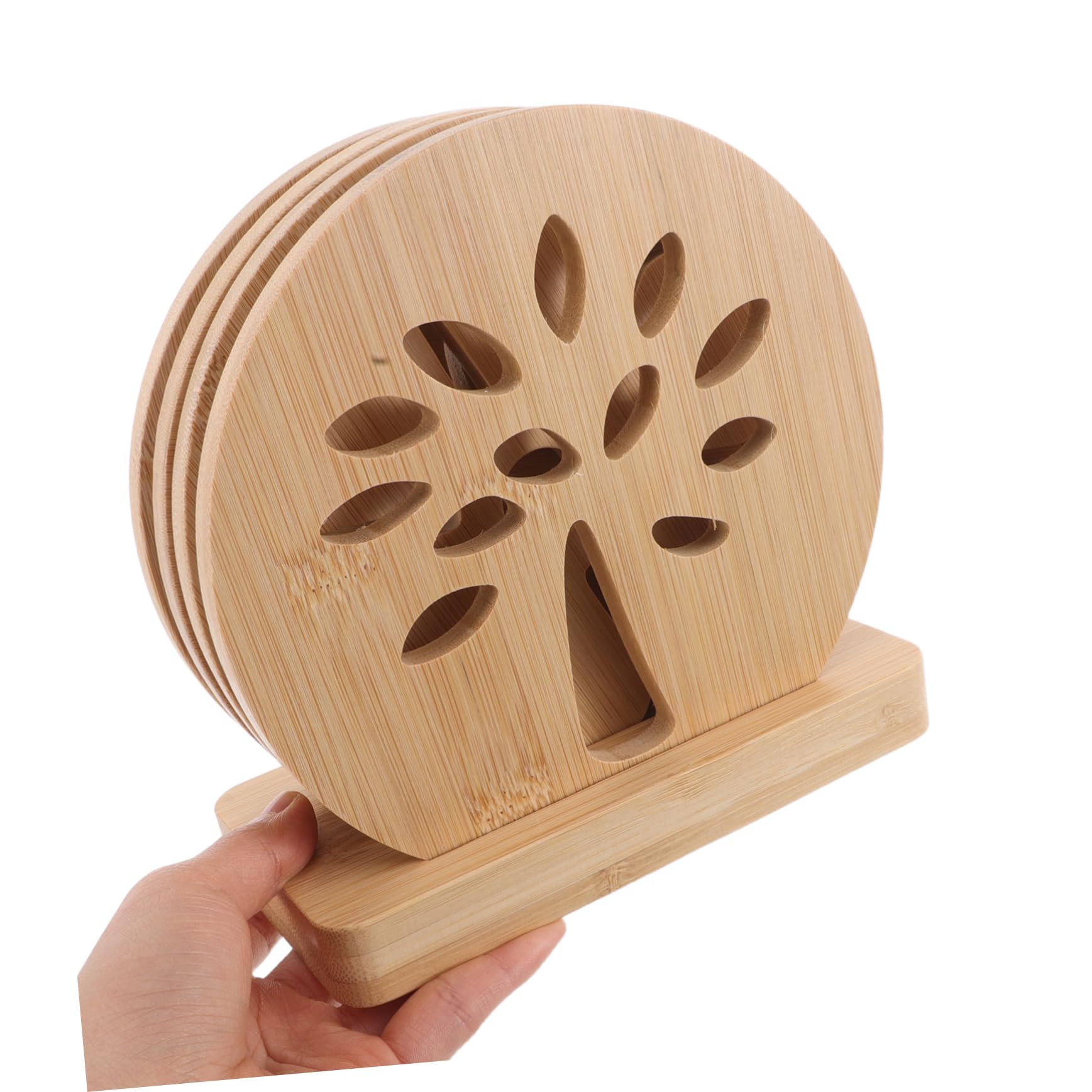 OUNONA 4 Piezas Salvamanteles de Almohadillas Aislantes Resistentes al Calor para Platos y Sartenes de Mesa Antideslizantes Uso Cocina y Comedor Diseño con Base