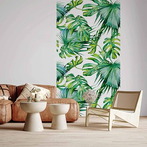 Miniatura 2 de artgeist Mural de pared Tropical de 58 x 110 pulgadas - Mural de pared autoadhesivo para despegar y pegar, calcomanía extraíble, imagen de primera