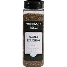 Zaatar Spice Blend, 16 oz Middle Eastern Seasoning with Sumac, Thyme & Sesame Lebanese Style Herb Mix by Woodland Gourmet