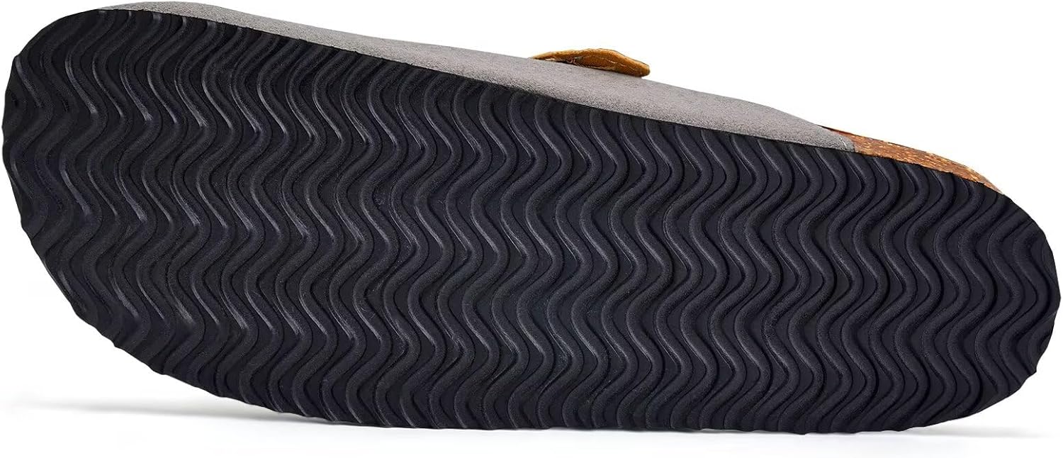 Torotto Womens Mens Clogs Cork Footbed Suede Slippers Arch Support Potato... - Picture 52 of 68